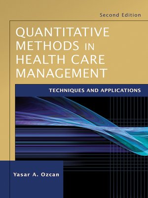 cover image of Quantitative Methods in Health Care Management